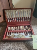 Holmes and Edwards inlaid flatware set