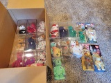 TY Beanie Babies in cases, Ronald McDonald house beanies