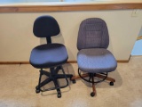 Pair of office chairs