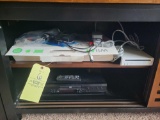 Wii game console, Wii fit, Integra DVD player