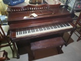 Lester Philadelphia piano, 4 1/2 ft. x 2 ft. x 3 ft. tall