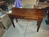 2-drawer sofa table, 3 1/2 ft. x 1 1/2 ft. x 2 1/2 ft.