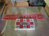 Buckeyes Ave. sign and checkers