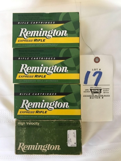 Remington 80gr psp and 100gr soft core 243win ammo - 4 boxes