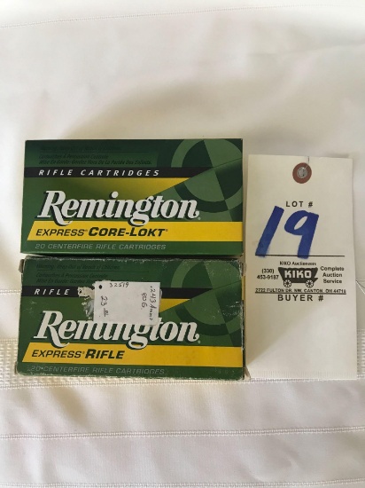 Remington 243win ammo - 32 rds total