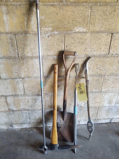 Assorted Yard & Firefighter Tools