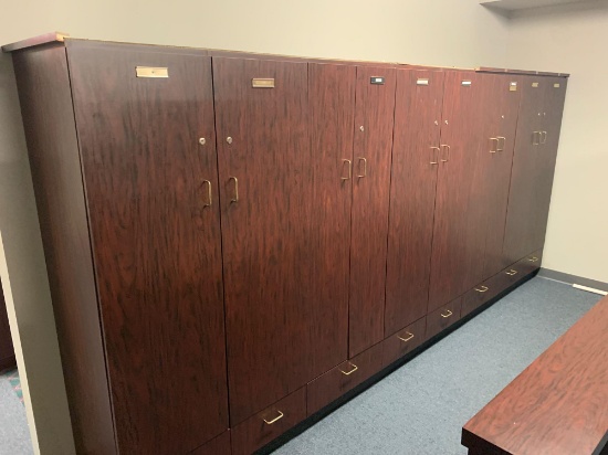 Approx. 200+ Wood Lockers