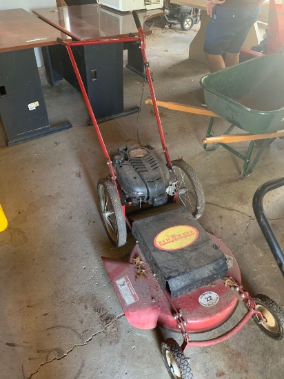 Red Hawk 22" commercial push mower w/ Briggs & Stratton