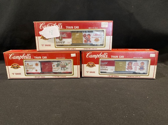 Campbell?s Soup K-Line boxcars