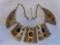 Egyptian necklace, 81 grams of .800 silver.