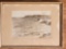 Signed Claude E. H. Rodd watercolor of Point Loma California coast, 10.5