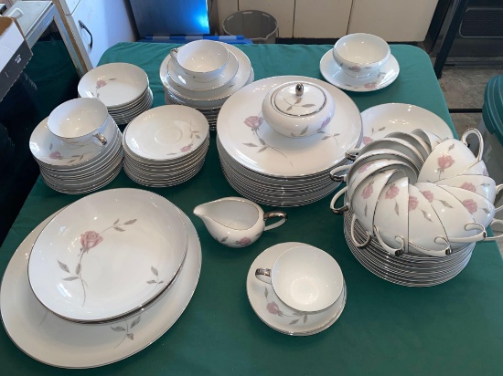 Mikasa "Primrose" set of dishes, service for (12) w/ (16) cups.