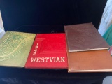 (3) Westvian yearbooks (1940, '41, '42), 1941 Gleeman yearbook