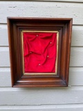 Victorian Pocket Watch Display with Deep Frame