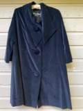 1950s Swing velvet Stern & Manns coat.