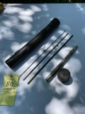4-Piece Fishing Pole with Leather Case