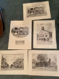 Old Salem, Ohio Revisited prints by E. R. Sullivan, #37 of 100 portfolios.
