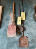Handmade scraper & ladle, shovel.