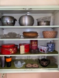 Contents of kitchen cupboard.