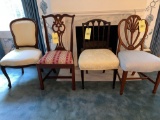 (4) Dining chairs.
