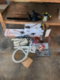 Remington Electric Hedge Trimmer, Oreck Vacuum, Scissors and Box