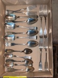 17 Pieces of Sterling Silver flatware.