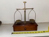 Antique balance scale, no weights.
