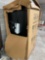 Jenn-Air side by side black refrigerator. New in Box, approx 10 years old.