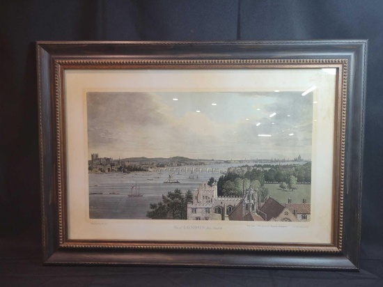 J Farington R.A.del "View of London from Lambeth" 2ft x 2.6ft