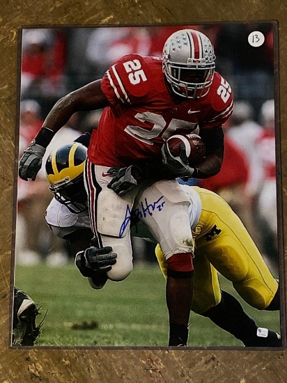 Ohio State autographed 16 x 20 photo w/ Global Authentics #GV232397 COA.