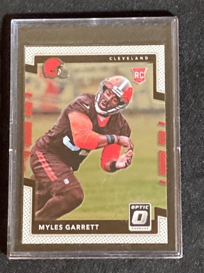 2017 Donruss Panini Optic #106 Miles Garrett rookie card