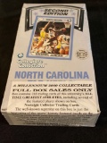 Unopened 2nd Edition North Carolina Tar Heels All Time Greats, 288 cards.