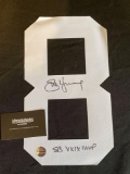 Steve Young signed number patch w/COA.