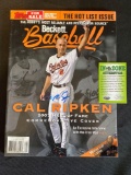 2007 Beckett Baseball card price guide w/ Cal Ripken Jr. autograph.