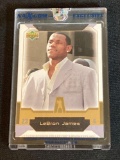 2004 Upper Deck LeBron James rookie card.