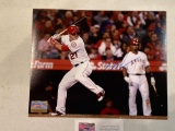 Mike Trout signed 8 x 10 photo w/ COA.