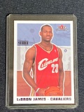 2003 Fleer Tradition #261 LeBron James rookie card.