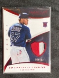 2015 Panini Immaculate Collection #75 Lindor card. #74 of 99 made!