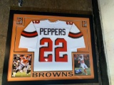 Peppers autographed Browns jersey w/ JSA #WP589613 COA.