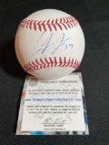 Cody Allen autographed baseball.