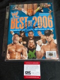 2007 World Wrestling magazine w/ autograph.