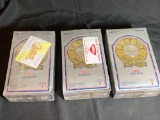 (3) 1992 Unopened Leaf Series 1 boxes each with (36) baseball wax packs.