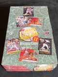 1992 Fleer Ultra Series II 36-count unopened baseball wax packs.