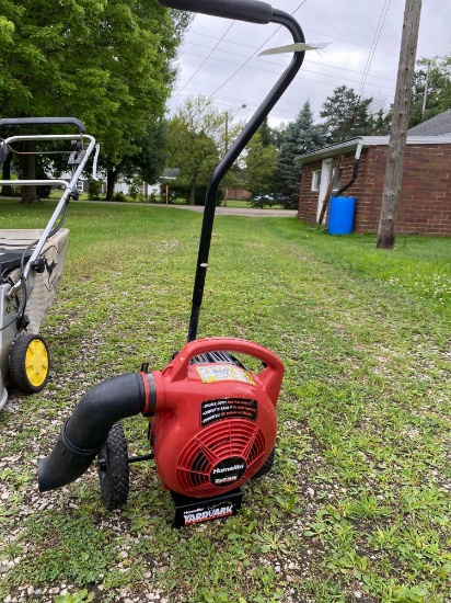 Homelite YardVark blower on wheels