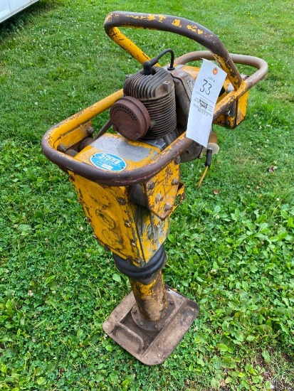 Stone gas powered tamper with Power Bee engine