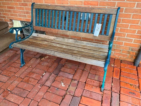 Cast iron & wood Park bench
