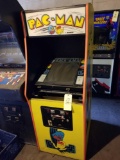 Midway Pac-Man arcade machine, missing console?, no key