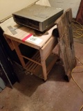 Small stand, creeper, apartment size gas stove