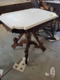 Victorian marble top stand