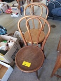 Pr of parlor chairs